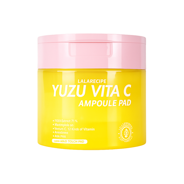 LALARECIPE Yuzu Vita C Ampoule Pad освітлюючі пади з екстрактом юдзу та вітаміном С 80шт 050 фото LALARECIPE Yuzu Vita C Ampoule Pad освітлюючі пади з екстрактом юдзу та вітаміном С 80шт 050 фото