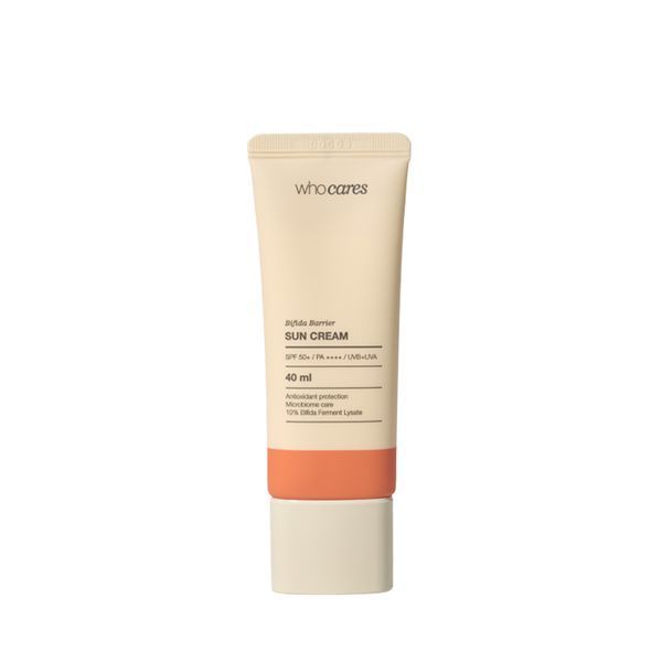 Сонцезахисний крем з антиоксидантним захистом whocares Bifida Barrier Sun Cream 40 ml 140 фото Сонцезахисний крем з антиоксидантним захистом whocares Bifida Barrier Sun Cream 40 ml 140 фото