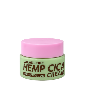 Заспокійливий гель-крем з комплексом СІСА та коноплею LALARECIPE Hemp Cica Cream, 5 мл 0691 фото