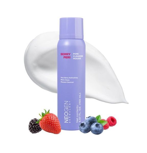 Пінка-мус для вмивання NEOGEN DERMALOGY Berryperi Pore Cleansing Mousse 118 фото Пінка-мус для вмивання NEOGEN DERMALOGY Berryperi Pore Cleansing Mousse 118 фото