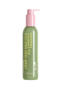 LALARECIPE Hemp Seed Mild Cica 3in1 Cleanser пінка для вмивання з центеллою та насінням коноплі 200 мл 036 фото