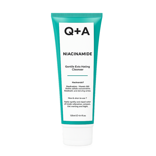 Відлущуючий гель для обличчя Q+A Niacinamide Gentle Exfoliating Cleanser 125 мл 037 фото Відлущуючий гель для обличчя Q+A Niacinamide Gentle Exfoliating Cleanser 125 мл 037 фото